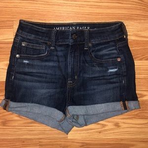 Super Hi-Rise Shortie Denim Shorts